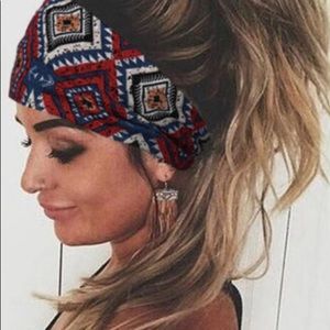 "HIPPIE" Wide Boho Headband